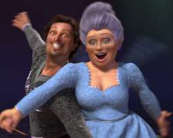 She hired a voice coach for singing a part to portray Fairy Godmother in 